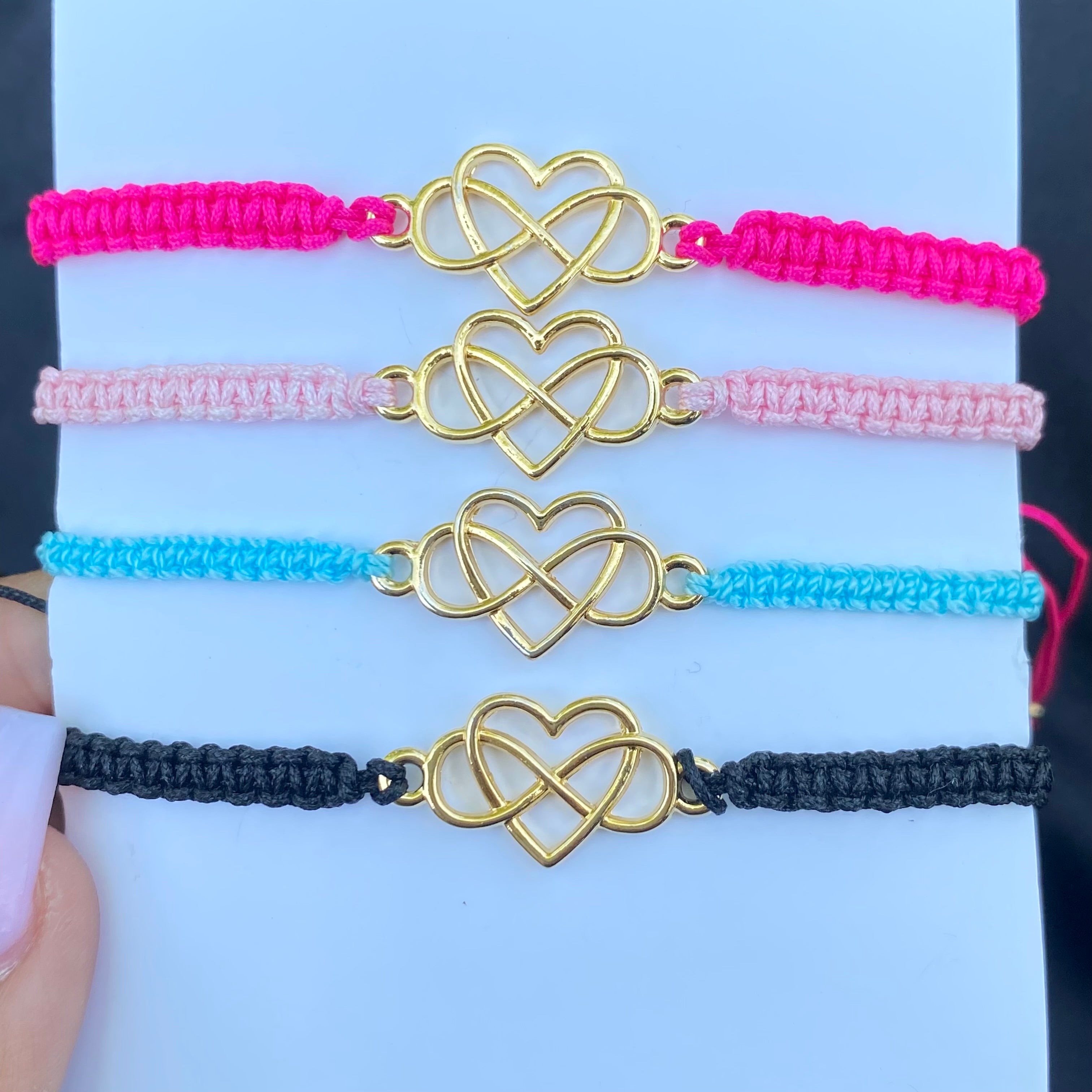 Heart and store infinity bracelet