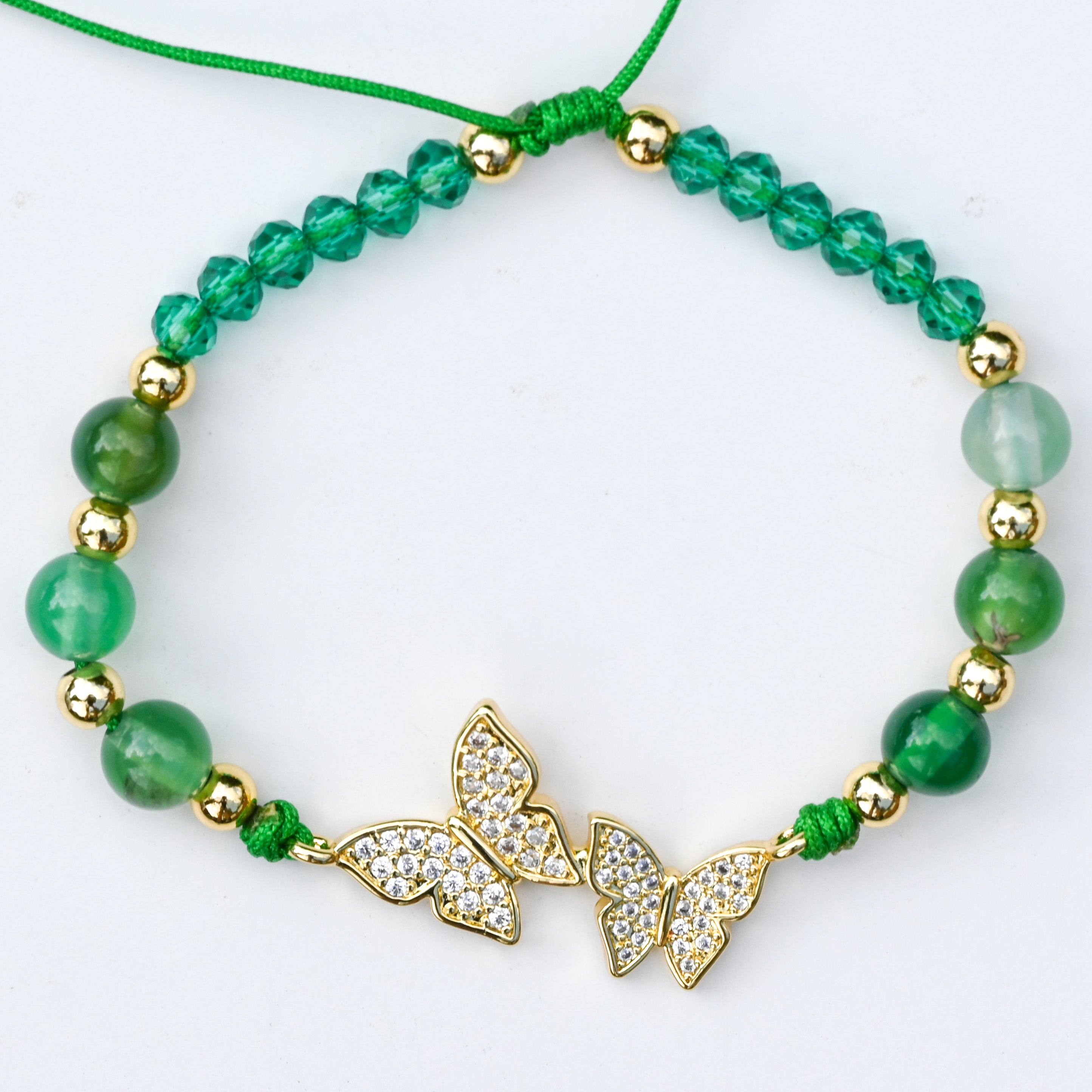 Enchanting Butterfly Agate Bracelet